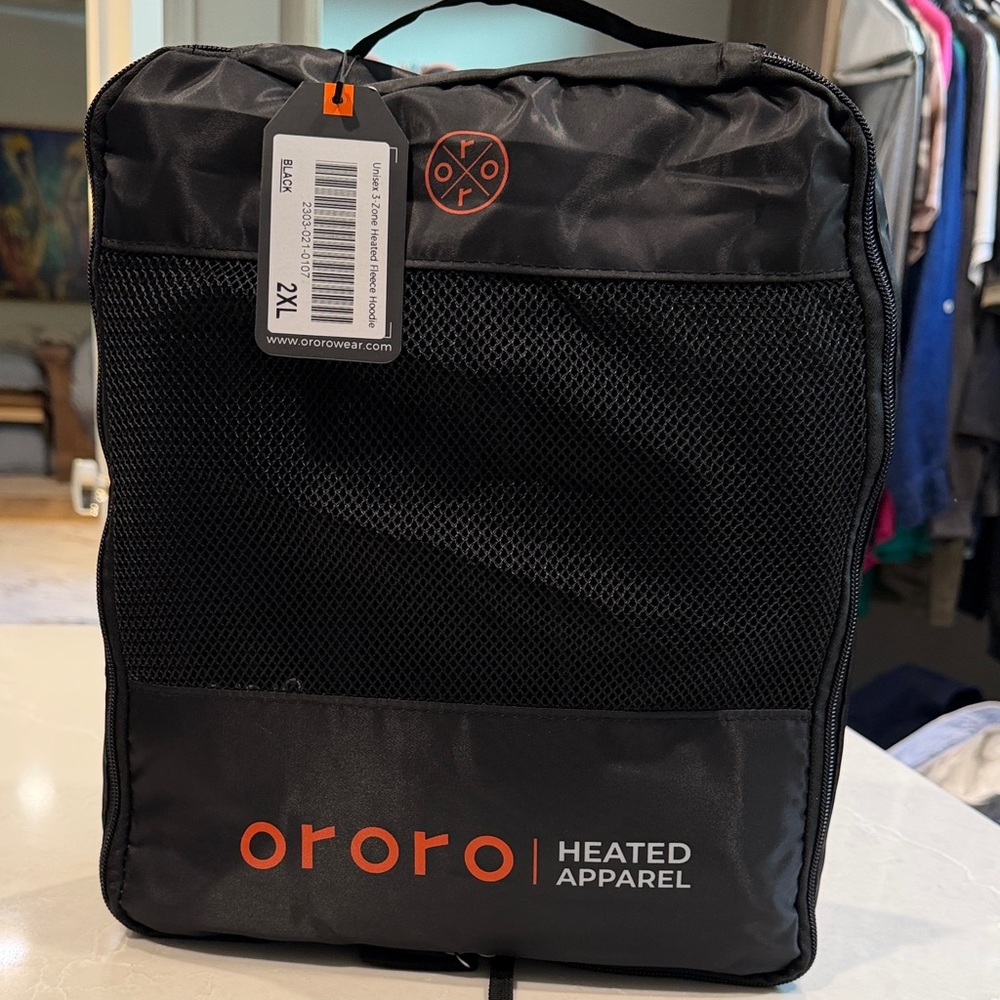Ororo Black Zip-Up Hoodie - Picture 10 of 11